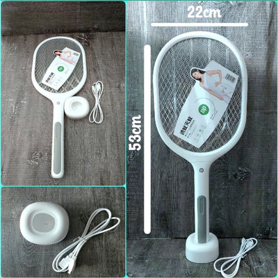 Rechargeable 2 in 1 Insect Killer Racket & Lamp