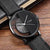 T.O.M.I Half Dial Watch Leather Strap Casual Fashion for Men