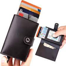 PU Leather Wallet & Pop up card holder