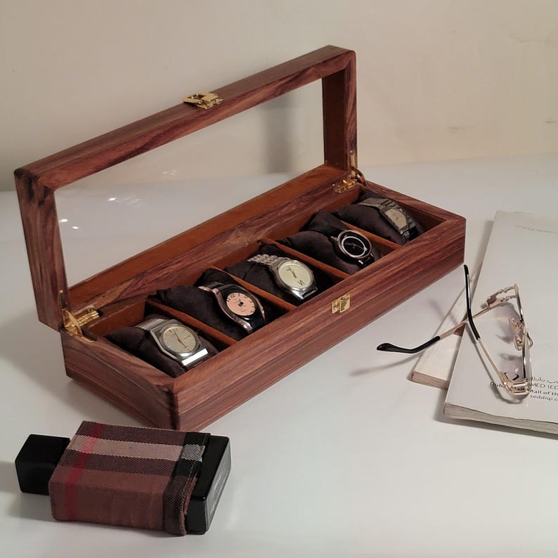 WOODEN WATCH COLLECTION BOX